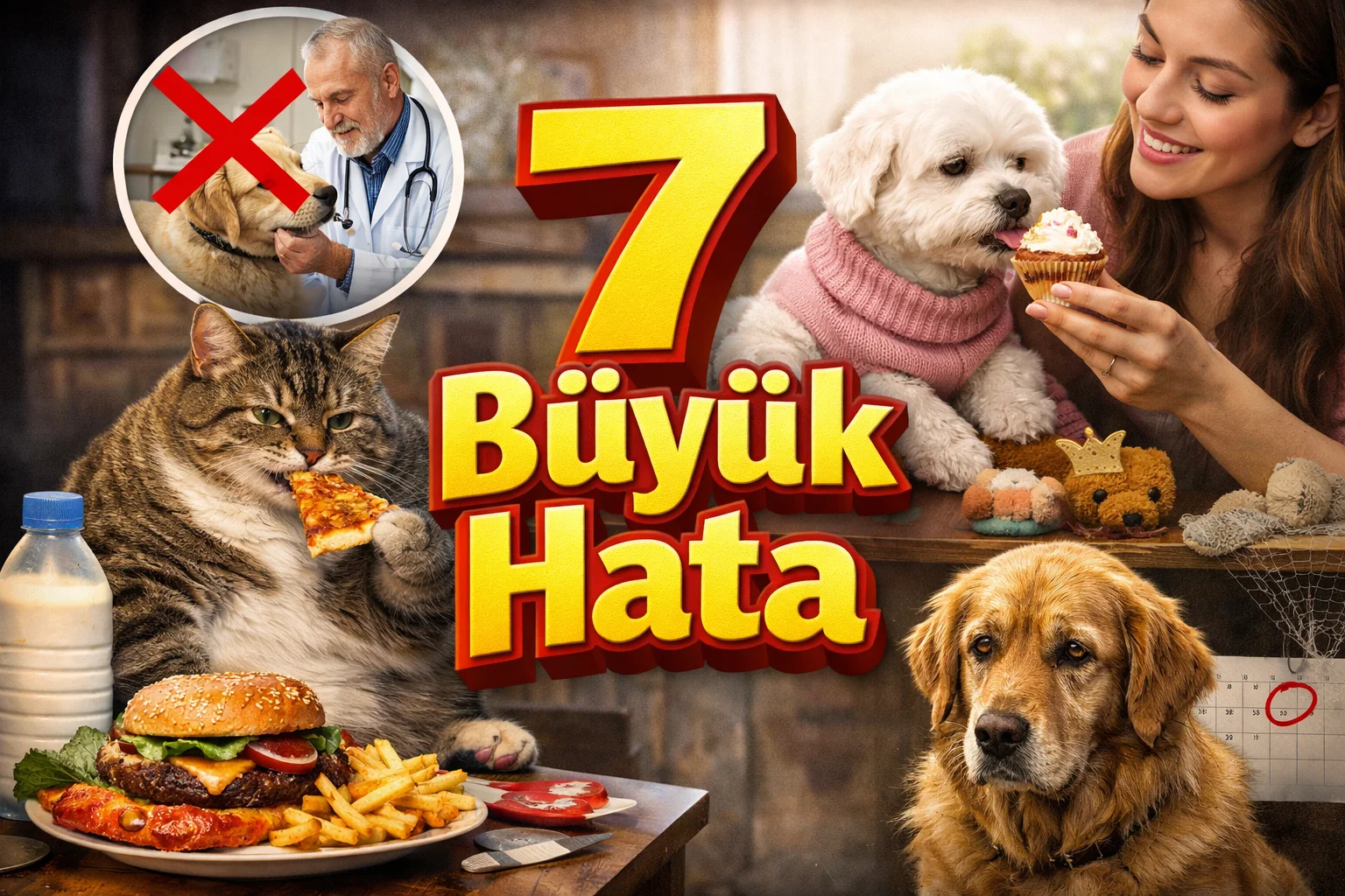 Evcil Hayvan Sahiplerinin Yaptığı 7 Büyük Hata